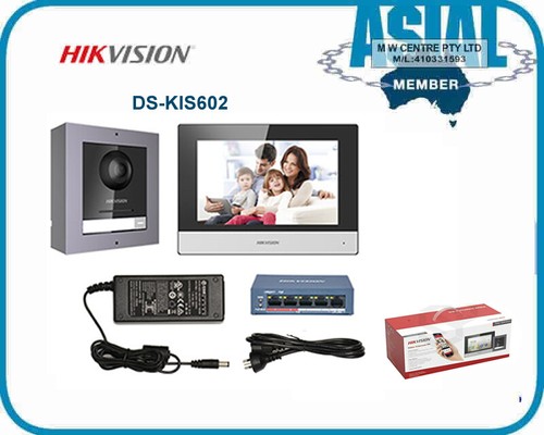 Hikvision Intercom Door Camera Video WiFi Room Station Gen2 IP Surface Mount Kit - Picture 2 of 3