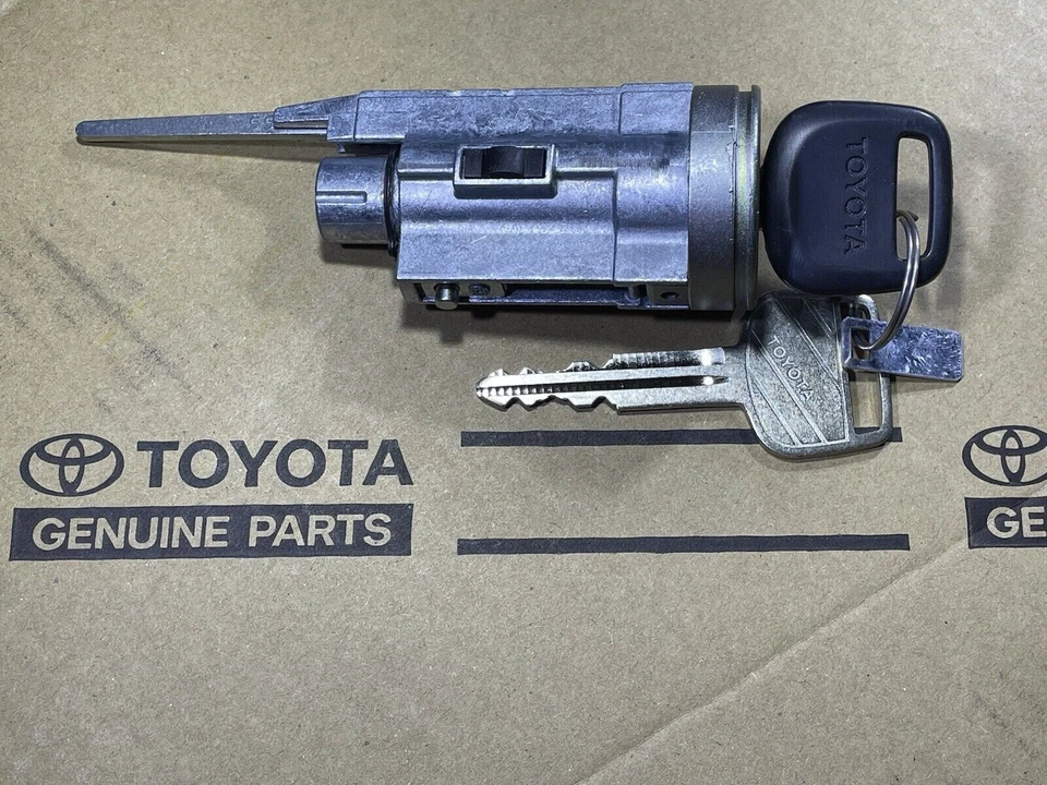 93-97 TOYOTA LAND CRUISER FZJ80 INTERRUPTOR DE ENCENDIDO BLOQUEO DE CILINDRO CON LLAVES OEM NUEVO Foto 4 de 4