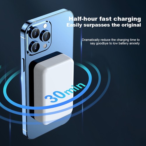20000mAh Magsafe Powerbank Magnetic Battery Wireless Charger For iPhone 16-12 - Picture 24 of 28