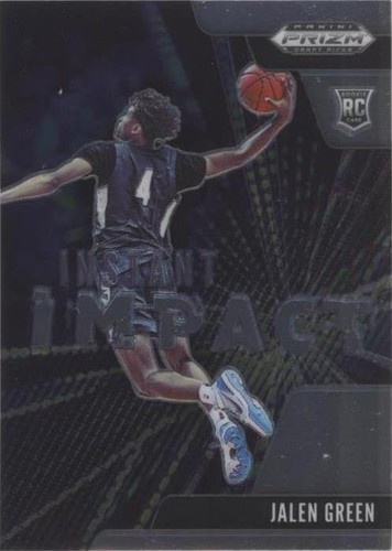 2021-22 Panini Prizm Draft Picks Blue Prizm /199 Jalen Green #4