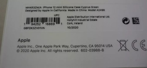 OFFICIAL GENUINE APPLE IPHONE 12 MINI SILICONE COVER MAGSAFE CASE - CYPRUS GREEN - Picture 5 of 13