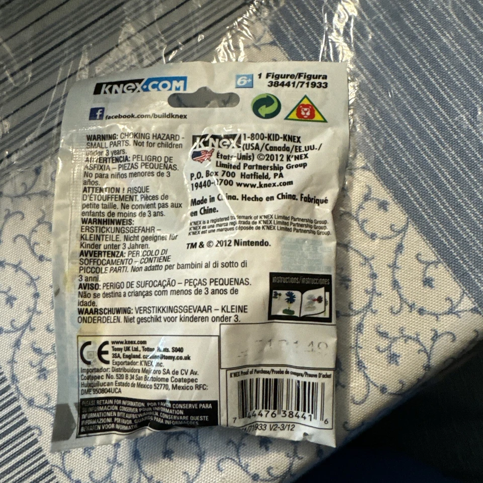 K'NEX MARIO KART WII Nintendo blind bag retired Mario Figure Brand New  - Image 2 of 2