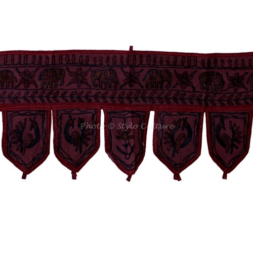 Indian Handicrafts Door Window Toppers Valance Traditional Ethnic Hanging Toran - Picture 16 of 55