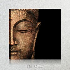 Italiaquadri Buddha 1 Quadro Moderno su Tela Canvas Zen cm 70 x 70 Casa Ufficio