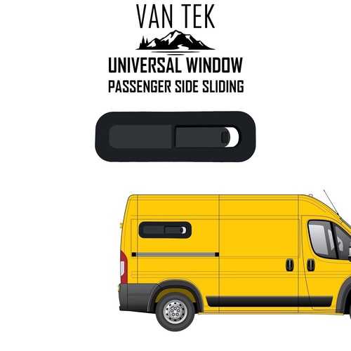 Ram ProMaster PASSENGER Side HALF SLIDING Camper Van Bunk Window 800mm x 270mm