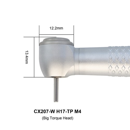 Pieza de mano dental de alta velocidad COXO 2 4 orificios LED turbina autoalimentada CX207 NSK - Imagen 39 de 110