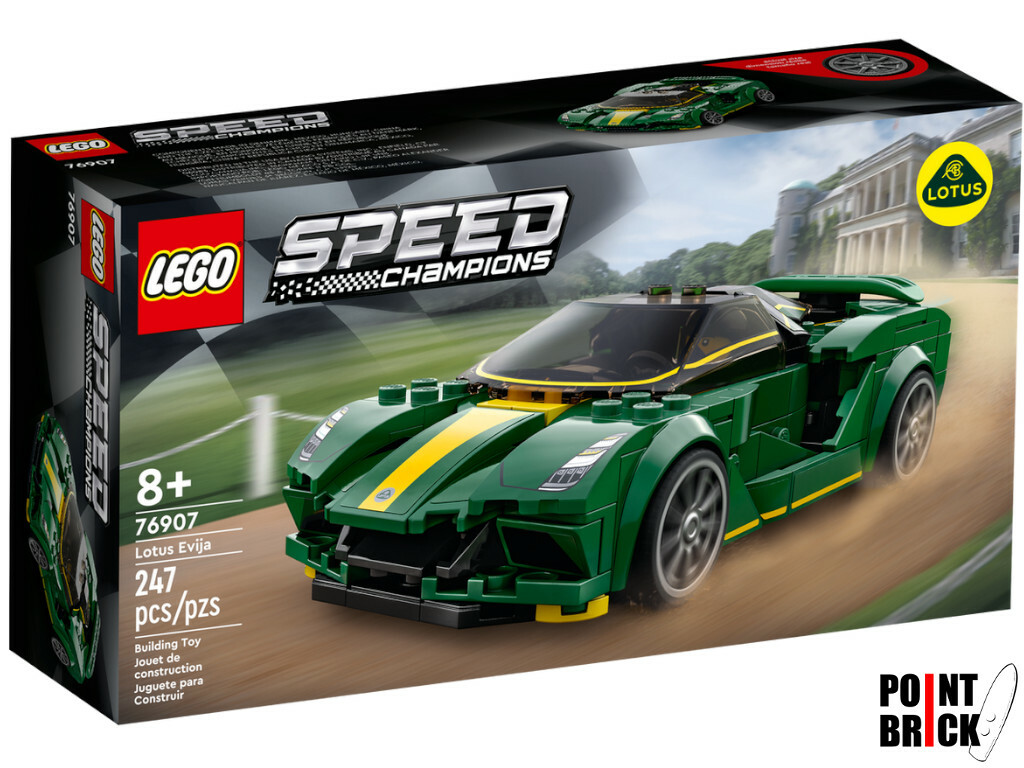 LEGO 76907 Speed Champions Lotus Evija: Hypercar Elettrica da Collezione