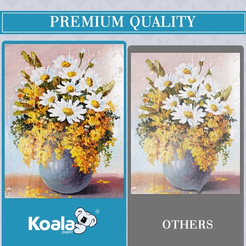 Koala Canvas Photo Paper 8.5x11 Matte Inkjet Canvas Paper 100% Cotton 10-50 PK - Picture 3 of 9