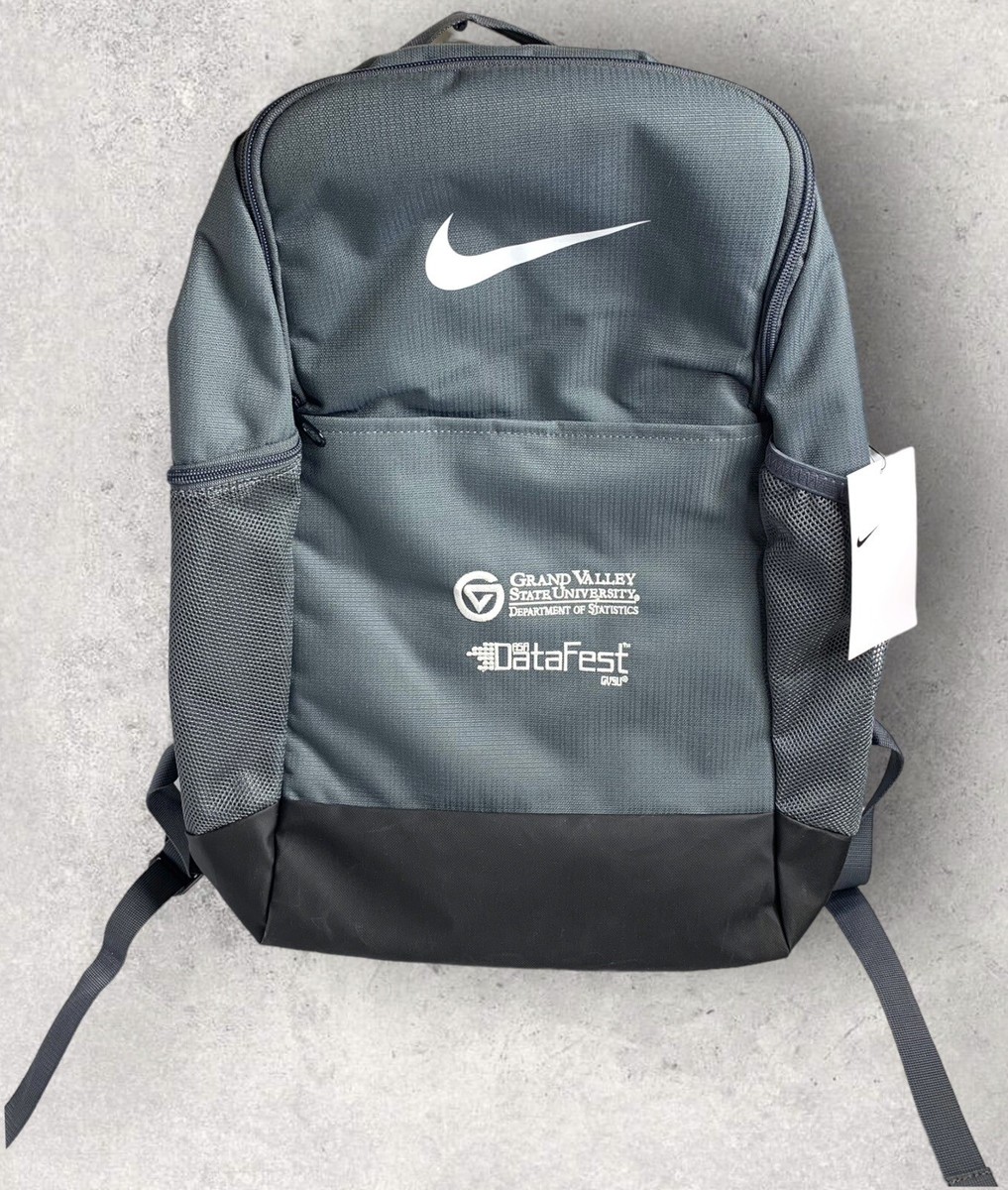 Nike Brasilia Medium 24L Backpack #DH7709-010 Gray New With