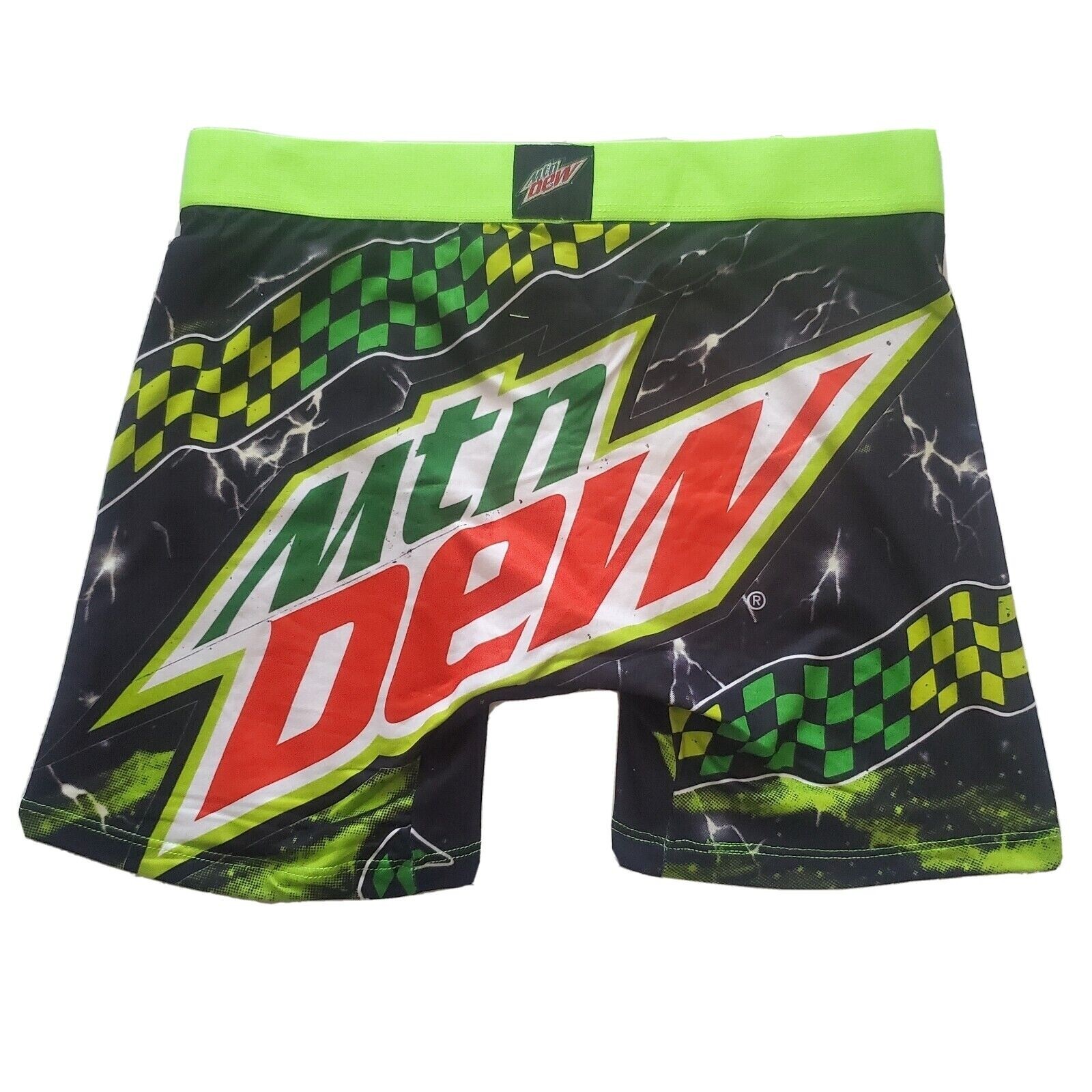 Crazy Boxer Mountain Dew Boxer Briefs, Men's Size S, M, L, XL