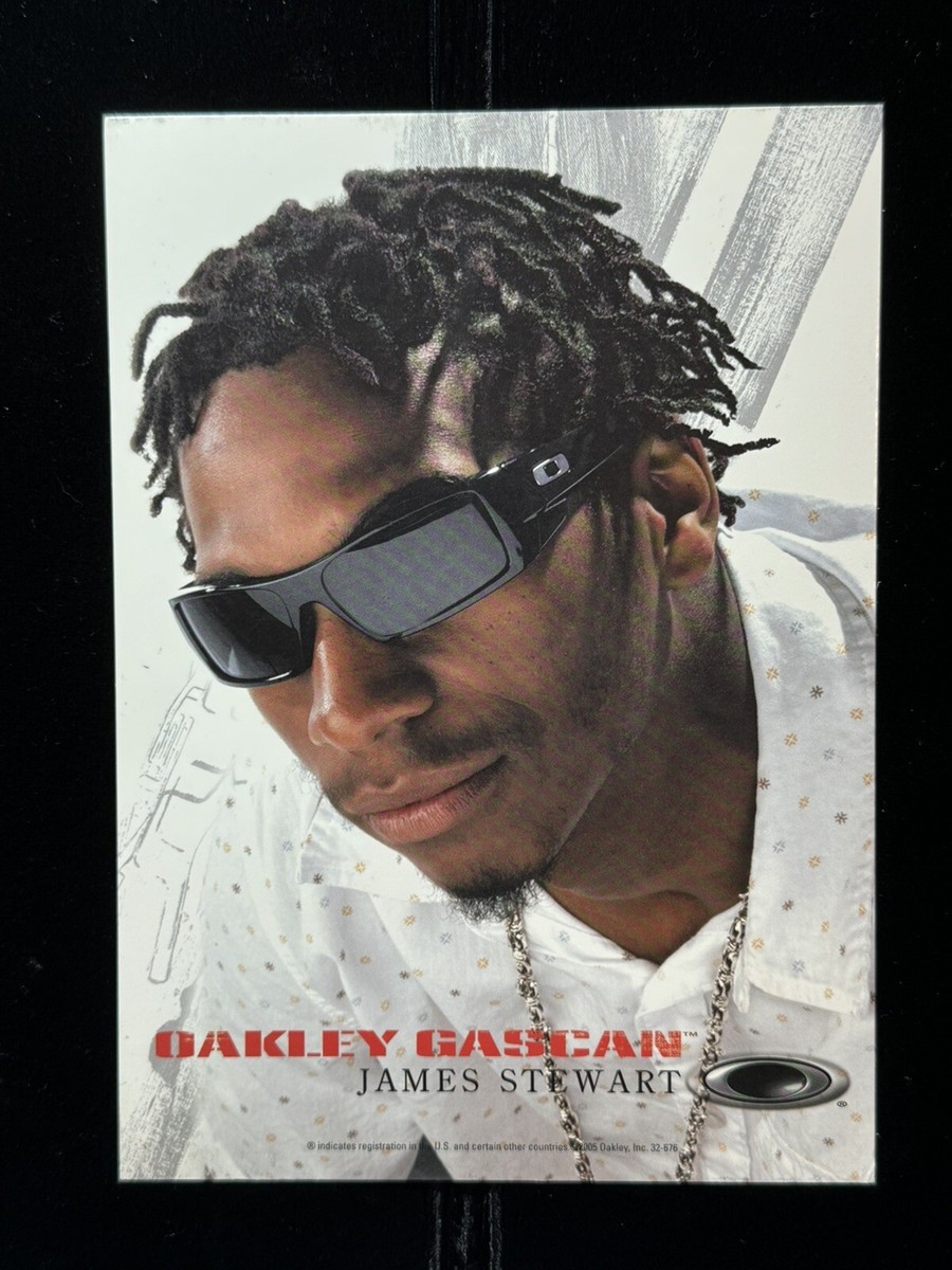 OAKLEY 2005 JAMES STEWART GASCAN Dealer Promo Display Card New Old