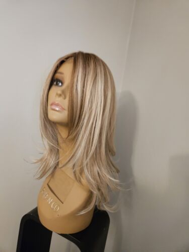 Beautiful FULL LACE FRONT MIXED Blonde LAYERED WIG  New - Picture 1 of 10