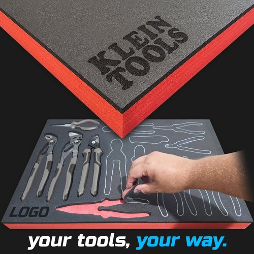 KLEIN TOOLS shadow foam tool tray insert storage organizer toolbox tool kit set - Picture 14 of 16