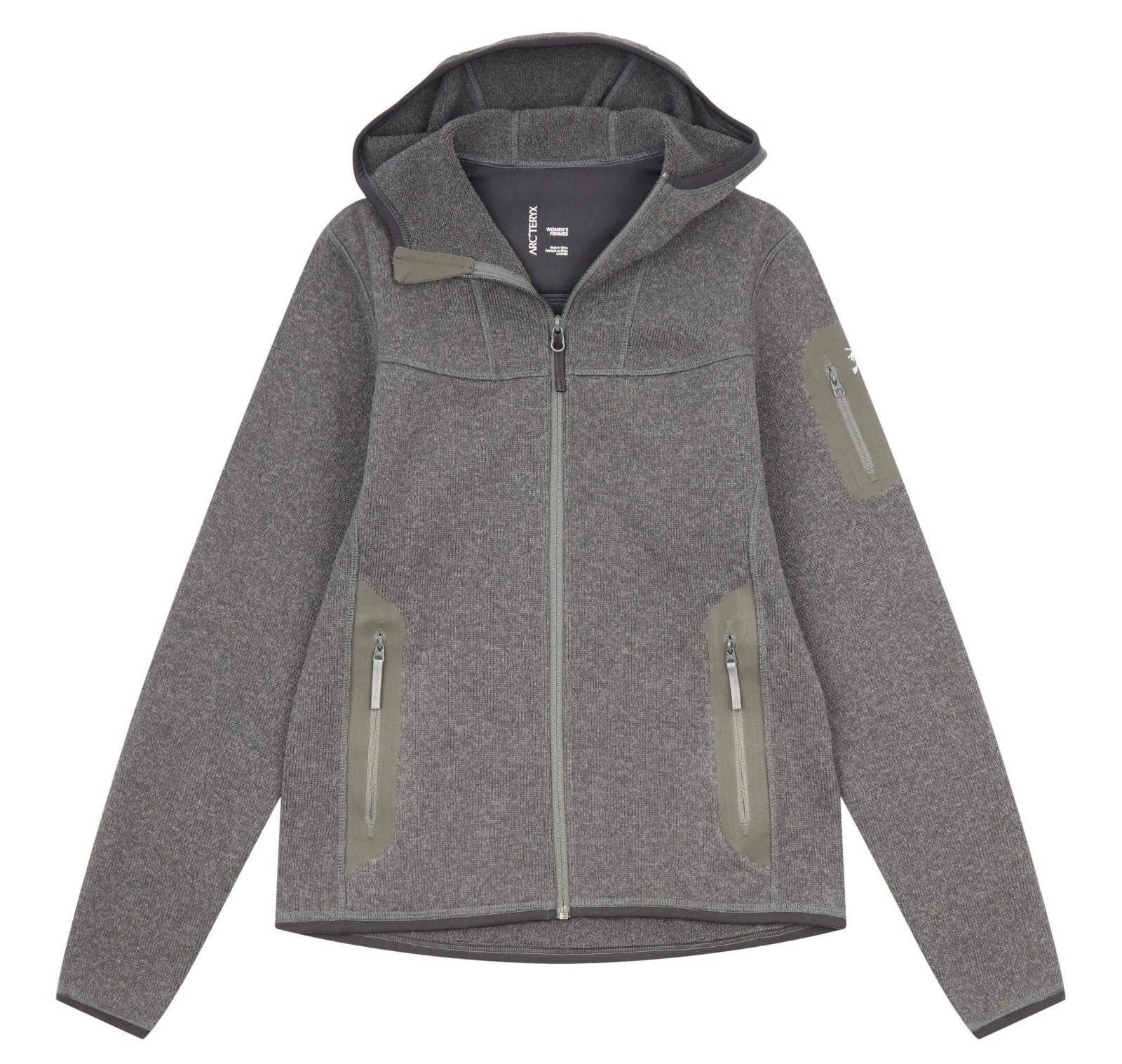 Arc'teryx Giacca con cappuccio donna in pile coperto taglia M