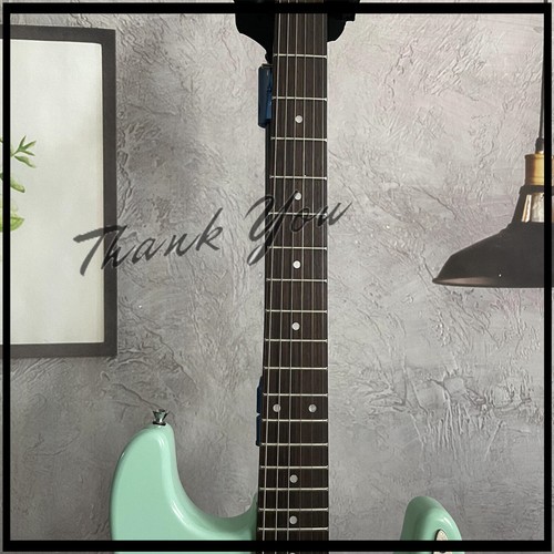 Tom Delonge ST Electric Guitar Maple Neck 6 Strings Basswood Body Chrome Parts - Picture 4 of 7
