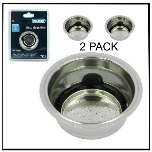 DELONGHI 2 CUP EC820 ECC220 DEDICA TYPE COFFEE POD FILTER AUTOMATIC  MACHINES x 2 5053197106708 | eBay