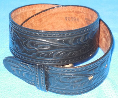 Vintage Hereford Brand Full Grain Cowhide Hand Tooled  display picture 1