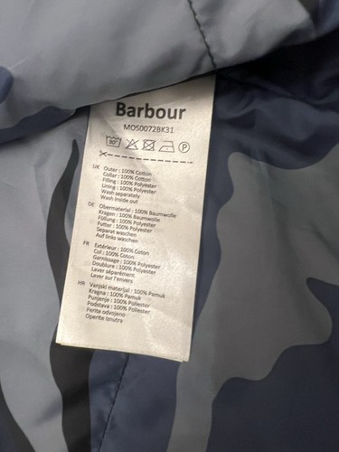 Barbour Storm Force Black Camouflage, Button Up Jacket/overshirt, Men's Medium - Picture 7 of 10