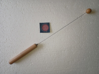Tensor aus Buchenholz mit Federstahlrute in Geschenkbox L: 41,5 cm