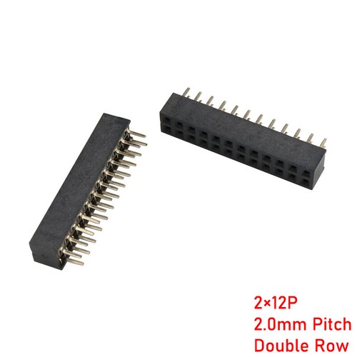 2.0mm Pitch 2P-40P PCB Male / Female Pin Header Single / Double Row Connector - Picture 53 of 75