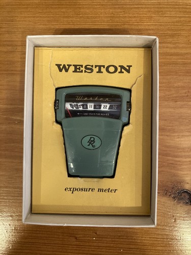 Vtg Weston Selenium Exposure Meter 1/50 Movies Camera Equipment Untested Box - Picture 4 of 6
