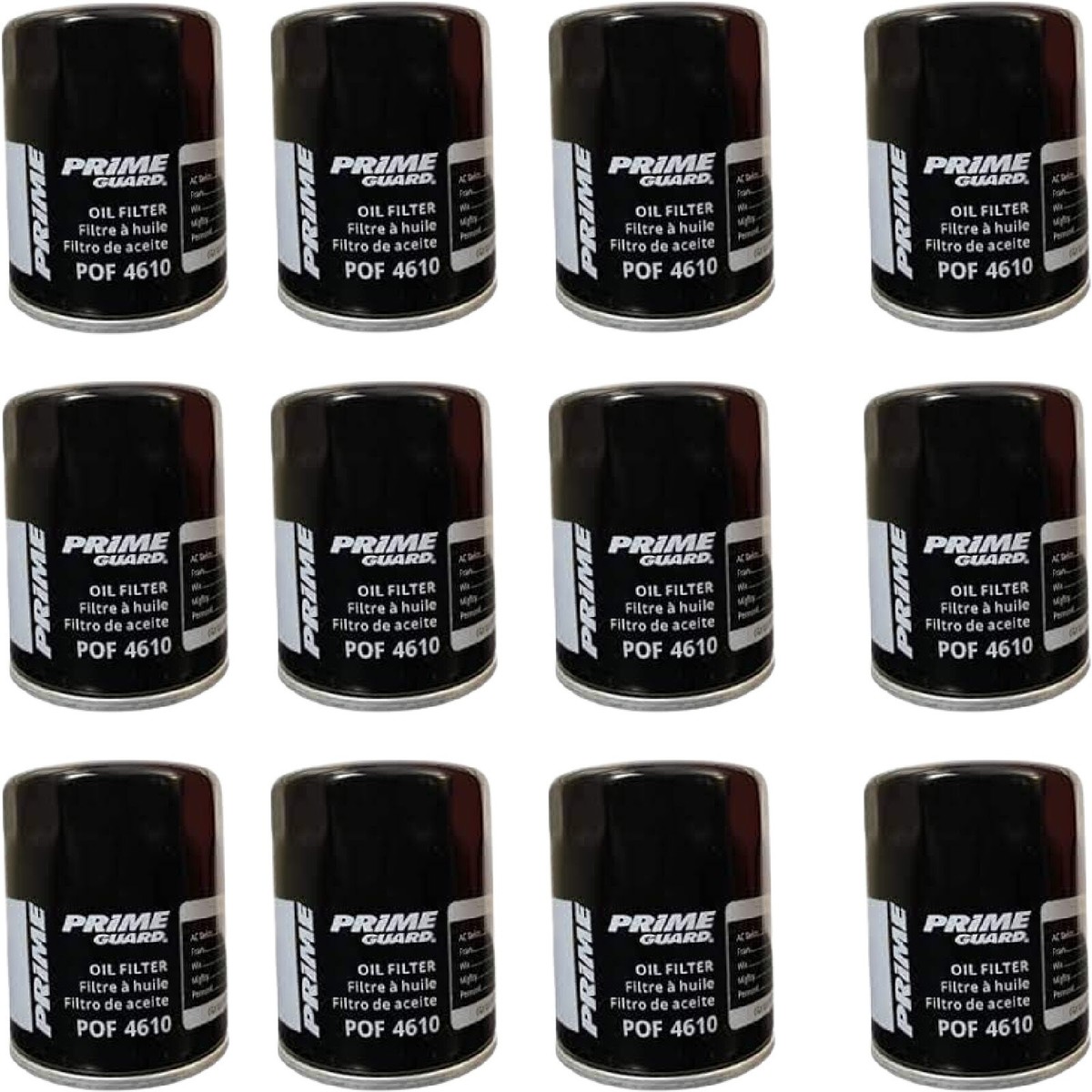 Prime Guard Premium Filters POF4610 Engine Oil Filter | 12 Pack
