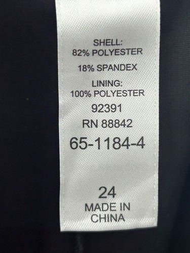Swimsuits for All Women's Size 24 Black Chlorine Resistant Long Bike Short Swim - Picture 6 of 7