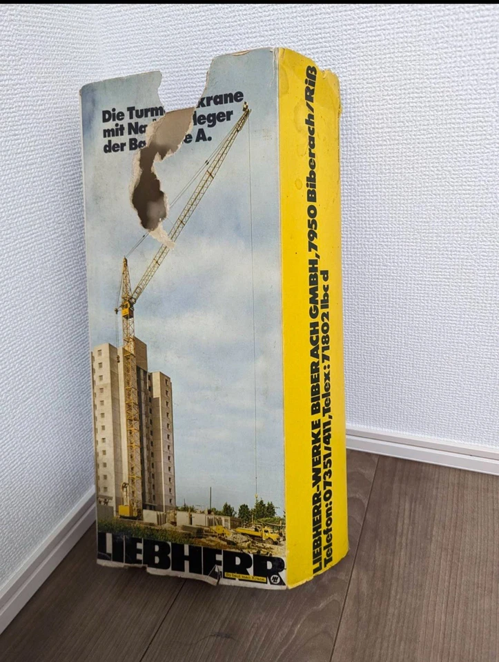 DE COLECCIÓN SCHA LIEBHERR 283 GRÚA TORRE 1:50-Juego de grúa torre en cajas originales- Foto 4 de 4
