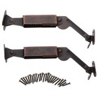 2 Pcs Folding Lid Support Hinges Toy Box Universal Cabinet Hardwares