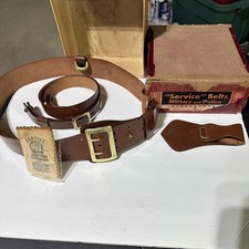 Sam Browne duty belt 2 And 1/4 Inch Wide