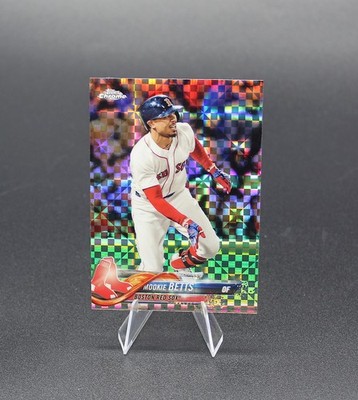 2018 Topps Chrome Mookie Betts Mojo  Refractor #183 