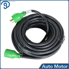 3 Prong 30 A Adapter Plug Generator Extension Cord 10-100 Ft NEMA L5-30P/L5-30R