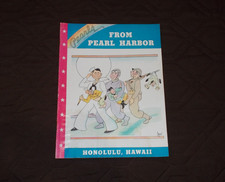 RARE 1942 WWII US NAVY "PEARLS FROM PEARL HARBOR" HAWAII USS ARIZONA BOOKLET
