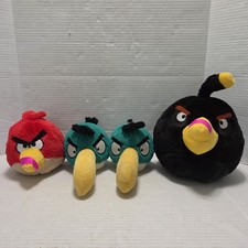 Angry Birds Plush Stuffed Animals Lot Of 4 Commonwealth Angry Birds 2010 2012