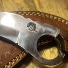 Blade Works Stainless Steel Hawkbill Fixed Blade Karambit Wood Handle Sheath — photo 3