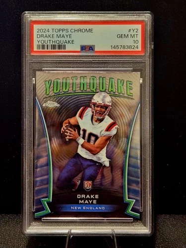 2024 Topps Chrome - Youthquake Drake Maye #Y-2 (RC) PSA 10