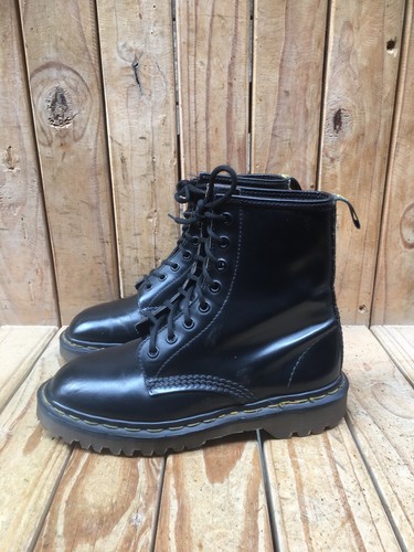 Dr martens black Patent leather women's Lace up boots Sz UK 4 US 6 UK 37 - Picture 9 of 24