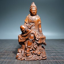 Old Boxwood Used To Make Guanyin Ornaments
