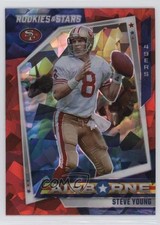 2021 Panini Rookies & Stars Airborne Red Ice Prizm Steve Young #AB-29 HOF 00gq