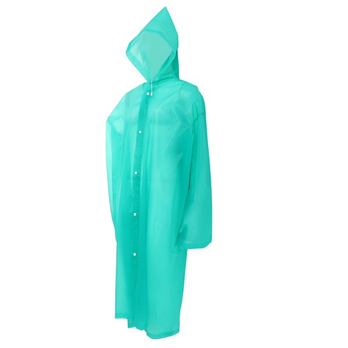 Thickened Transparent Raincoat Man Women's Portable Student Adjustable Poncho
