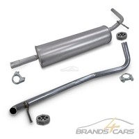 Atec MittelschalldÄMpfer + Endrohr FÜR Seat Mii Skoda Citigo VW UP UP-LOAD 1.0