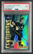 JAROMIR JAGR PSA 9 (1 HIGHER) 1998 TOPPS FINEST #C13 CENTURION REFRACTOR 50/75