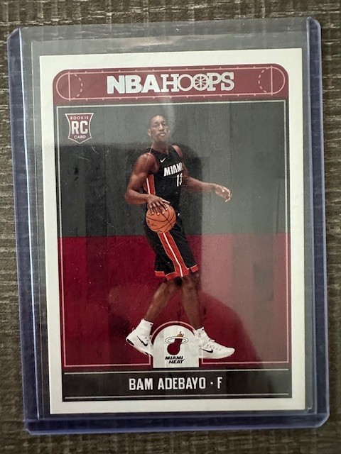 2017-18 PANINI NBA HOOPS BAM ADEBAYO BASE ROOKIE RC #264 KENTUCKY UK MIAMI HEAT