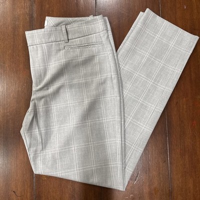 Calvin Klein Gray And White Women s Slacks Size 10 Modern Essential Pant