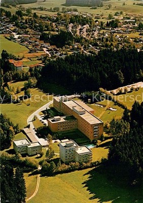 Lindenberg Allgaeu Aerial Photo with Dr Otto Gessler Hospital