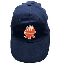 Nickelodeon Hat Cap Strap Back Blue Orange Base Ball Dad Camp Fire Retro Cartoon