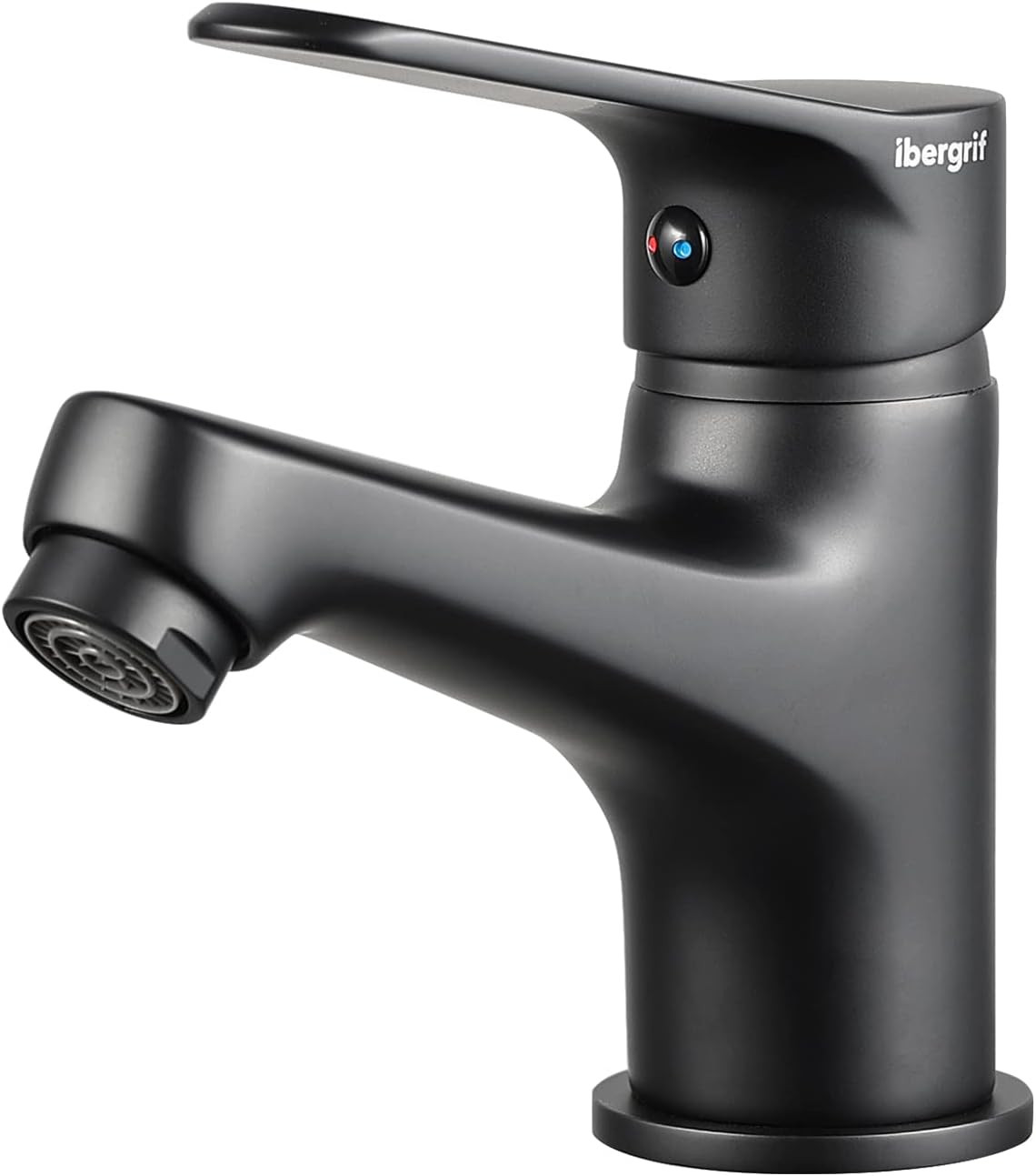 Miscelatore Bagno Design M11059B - Rubinetto Lavabo Cromo e Nero