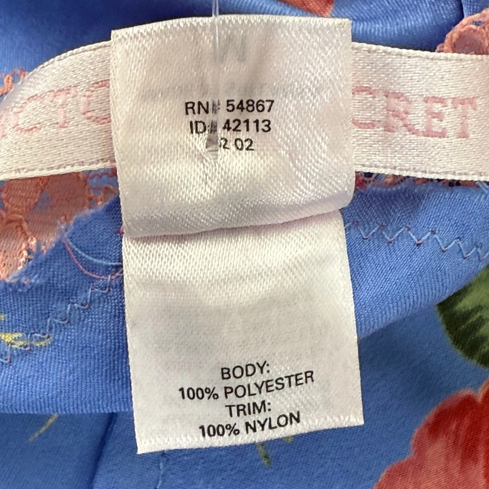 UNDERCOVER Mini abito slip floreale vintage Y2k Victoria's Secret giardino festa fata stravagante M