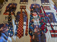 Lot of 3 Peanuts Snoopy Charlie Brown Neck Ties Novelty Cartoon Mens Ties