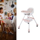 Portable Baby High Chair With Tray For Comfortable Feeding